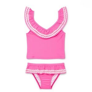 NWT Girls' 2-Piece Swimsuit Set Size: 18M